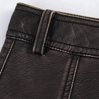 Leather Short Skirt