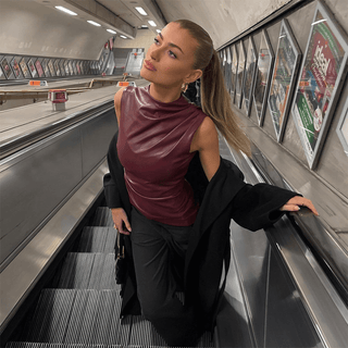 Leather Top