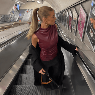 Leather Top